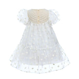White Perivale Floral Overlay Dress