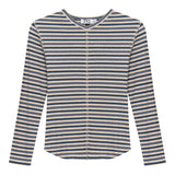 Striped Vneck Tshirt