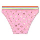 Pink Seashell Print Bikini
