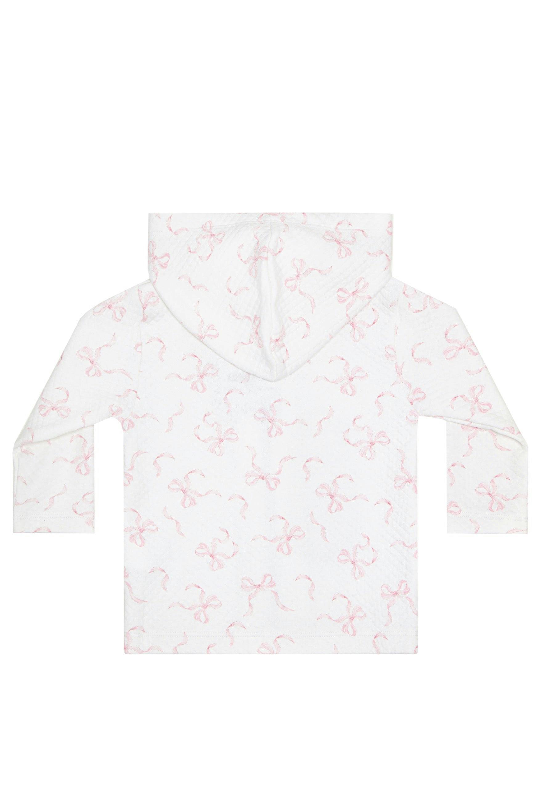 Charming Bows Print Jacquard Jacket