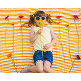 Organic Muslin Four-Layer Reversible Snug Blanket