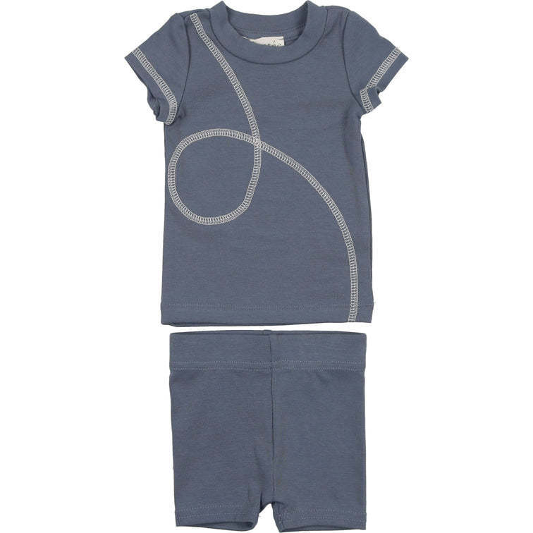 Spiral Stitch Short Set