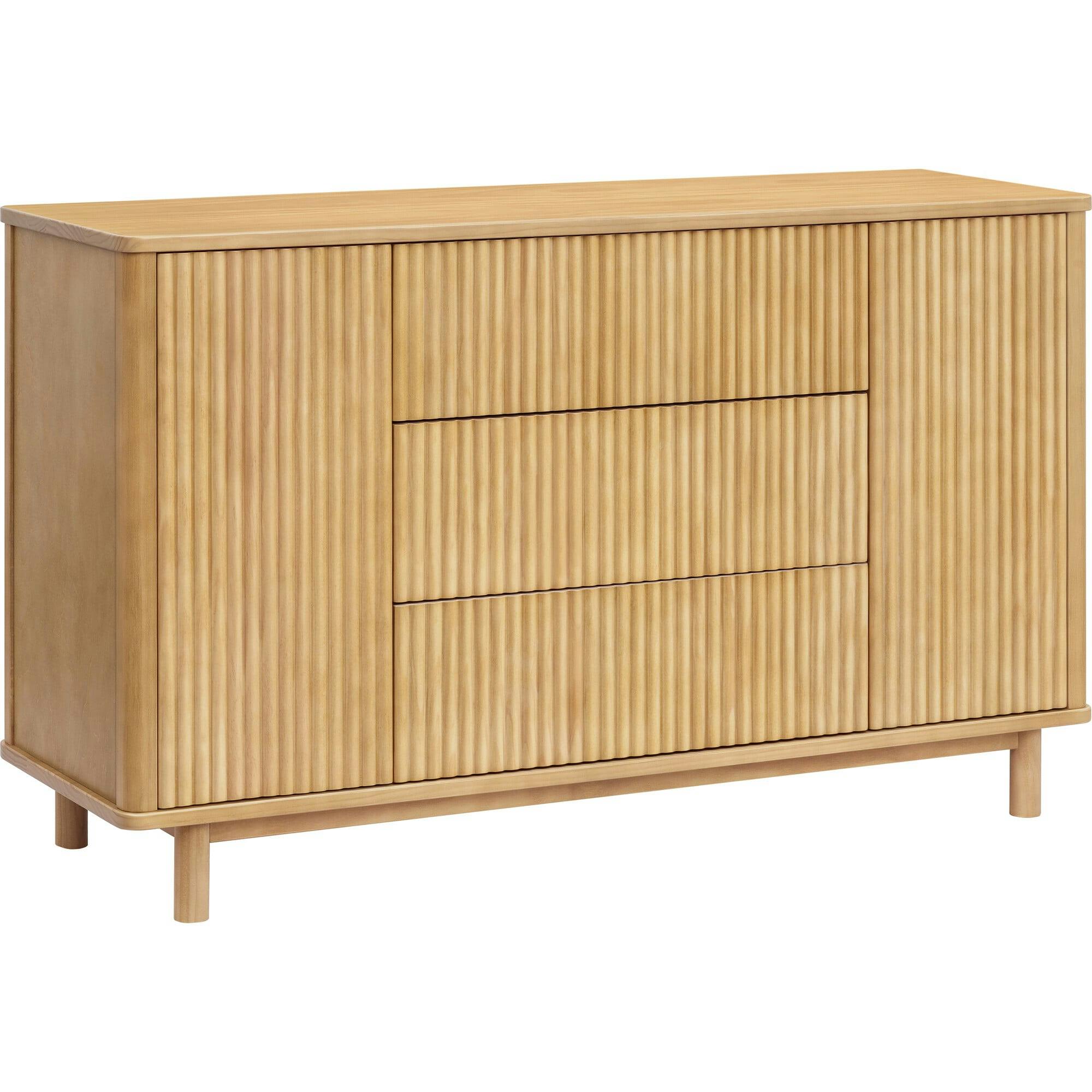 Pogo Tambour Assembled Dresser in Honey
