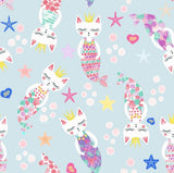 MERMAID CATS HIGH WAISTED SHORT