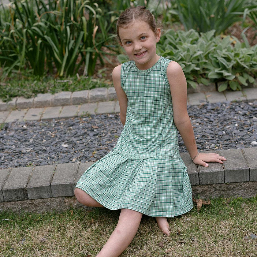 Tennis Dress in Apple Check