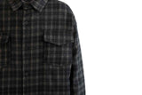 Black Plaid Flannel Shirt