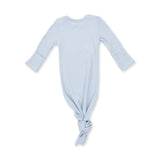 Solid Baby Blue - Knotted Gown and Knotted Hat