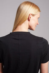 LARA CREW T-SHIRT | BLACK