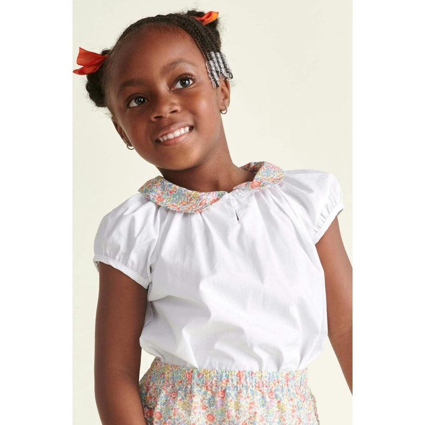 Made With Liberty Fabric Girls Blouse Sally