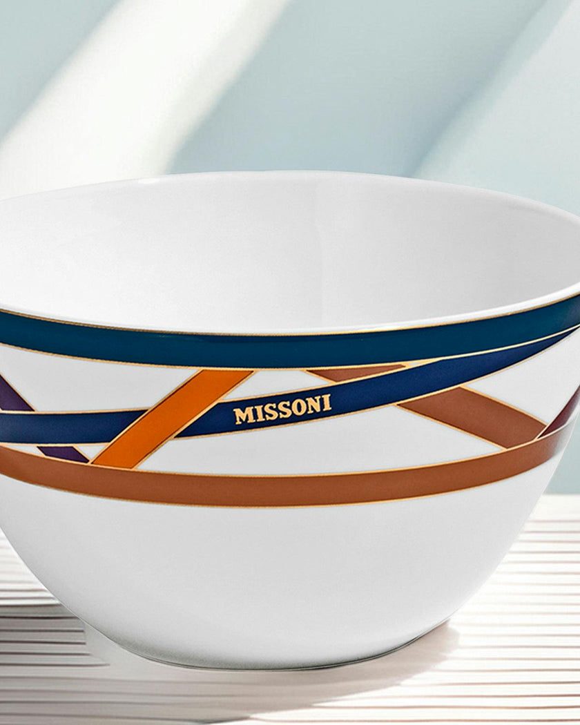Rice Bowls NASTRI Set of 2  Multicolor diam. 4.5", H 2.3"