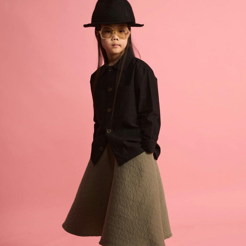 Dune Circle Skirt Dark Green