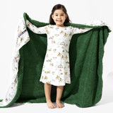 Yuletide Bamboo Girls' Long Sleeve Dress