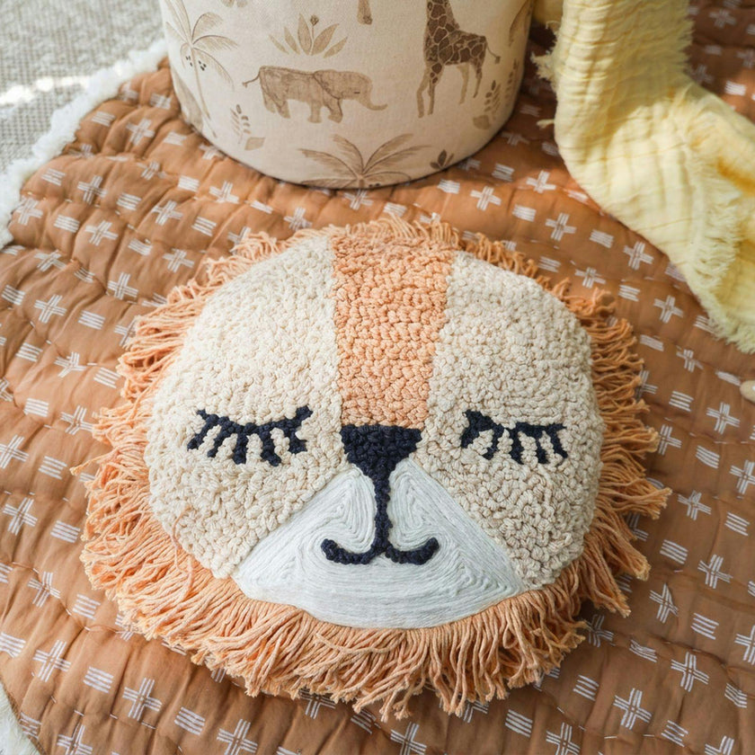 Lion Decorative Nursery Pillow