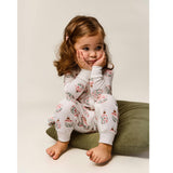 Ornament Garden Zip-up Bodysuit