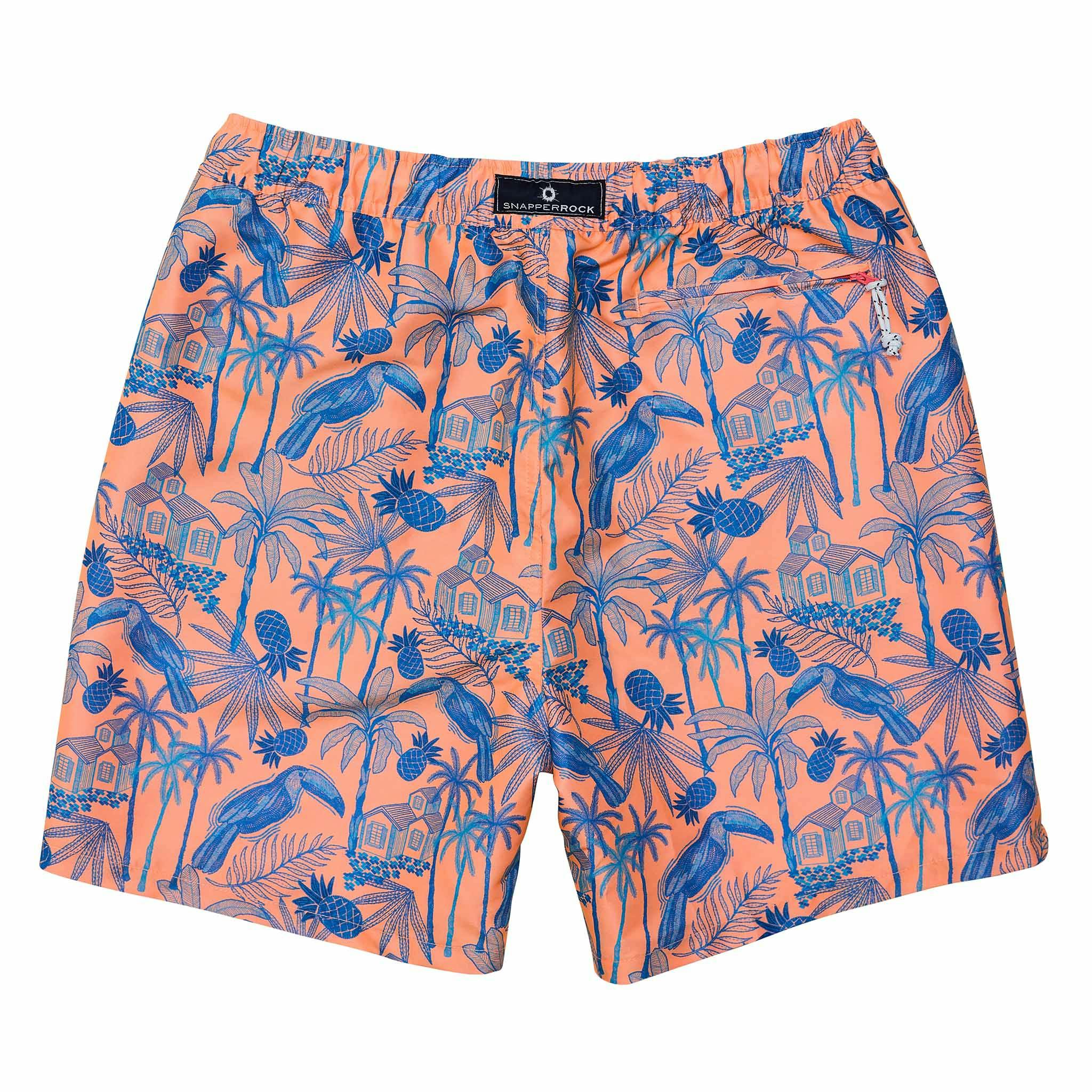 Men's Sustainable Comfort Lined Drawstring Swim Short