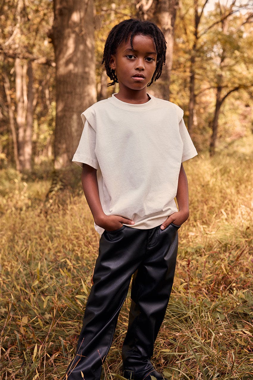Organic Cotton Inset Sleeve T-Shirt
