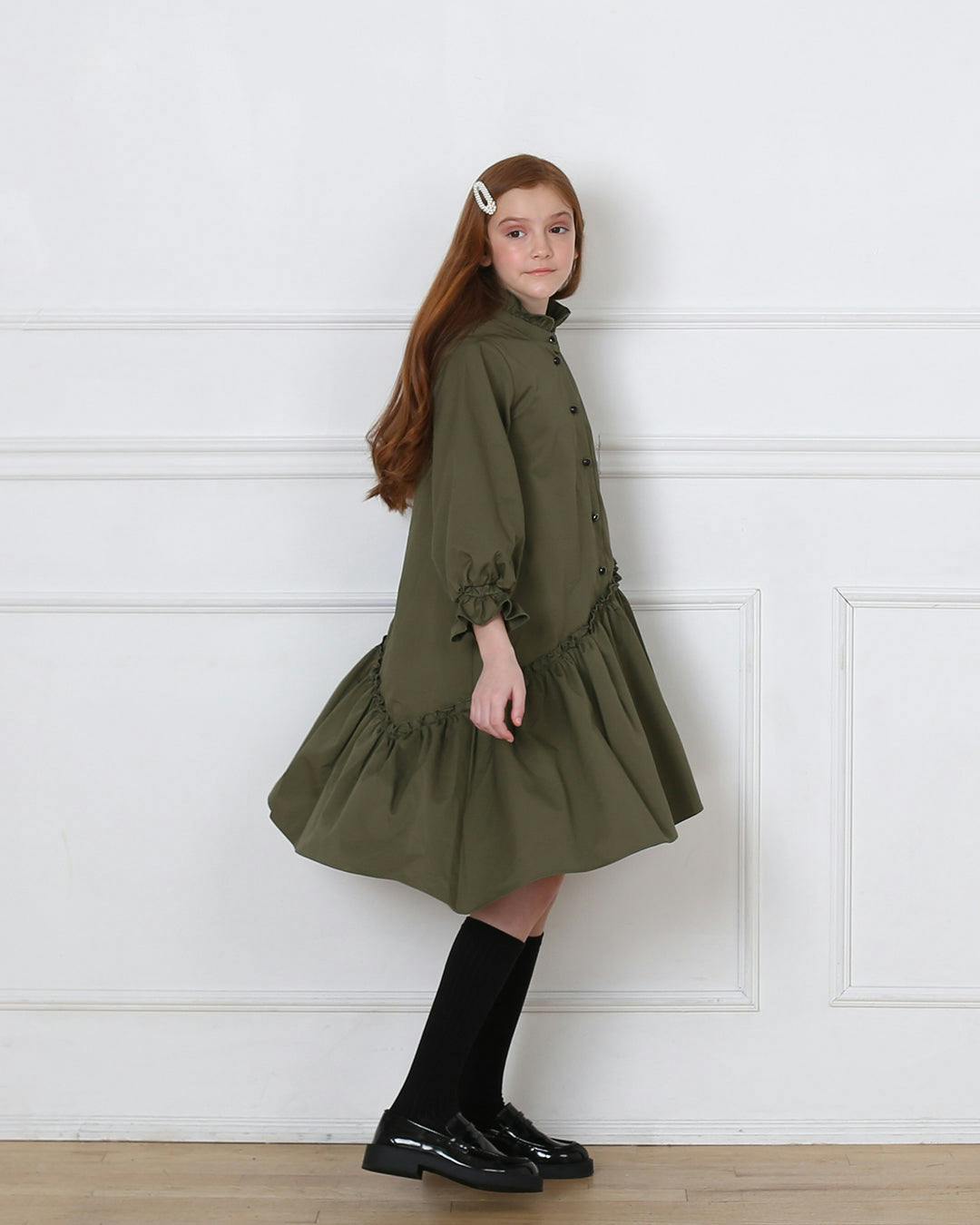 Kate dress (army-green)