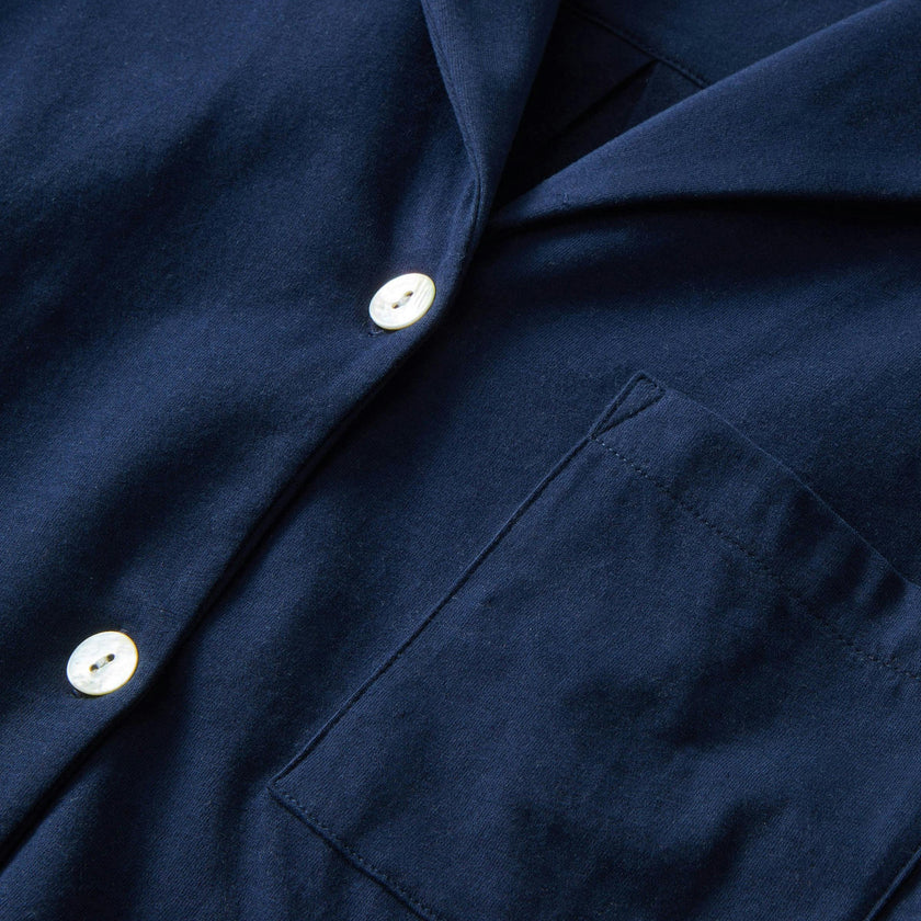 The Olivia Pima Short Set in Navy