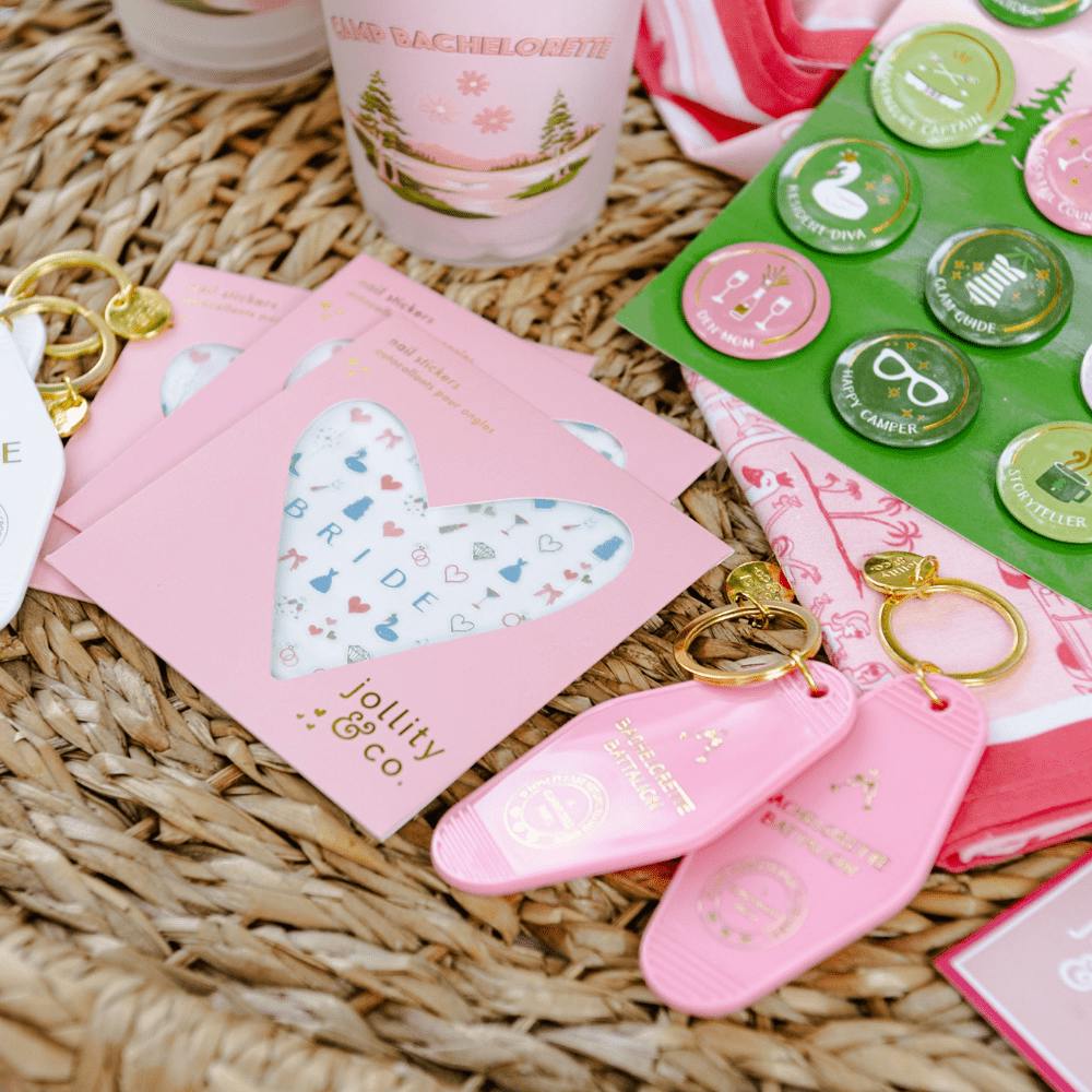 Camp Bachelorette Bride Nail Stickers