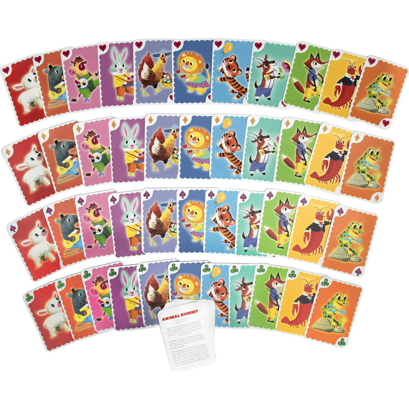 Animal Rummy Playing Card Game