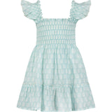 Mini Paloma Girl's Dress Seafoam Booty, Green