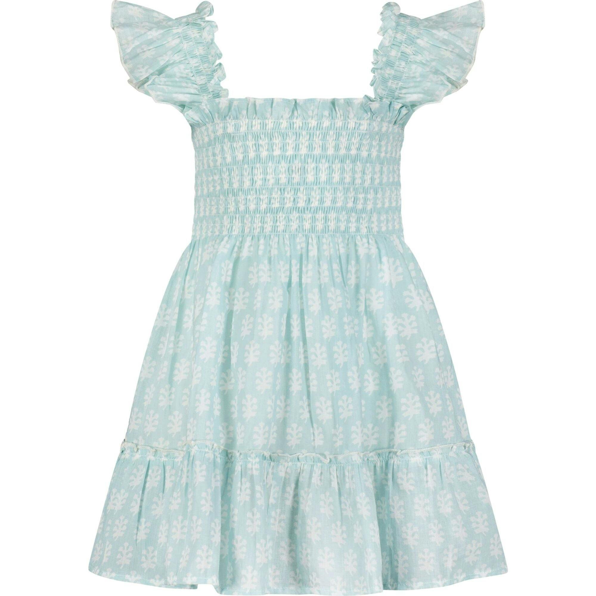 Mini Paloma Girl's Dress Seafoam Booty, Green