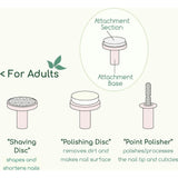 Baby Electric: Nail Trimmer: Replacement Heads - Pink 3pcs