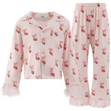 Cherry Bows Soft Feather Set