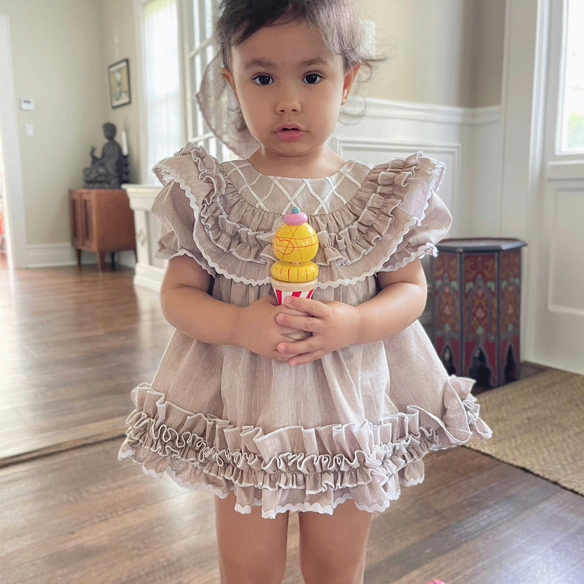 Ashlyn Linen Top and Shorts Set