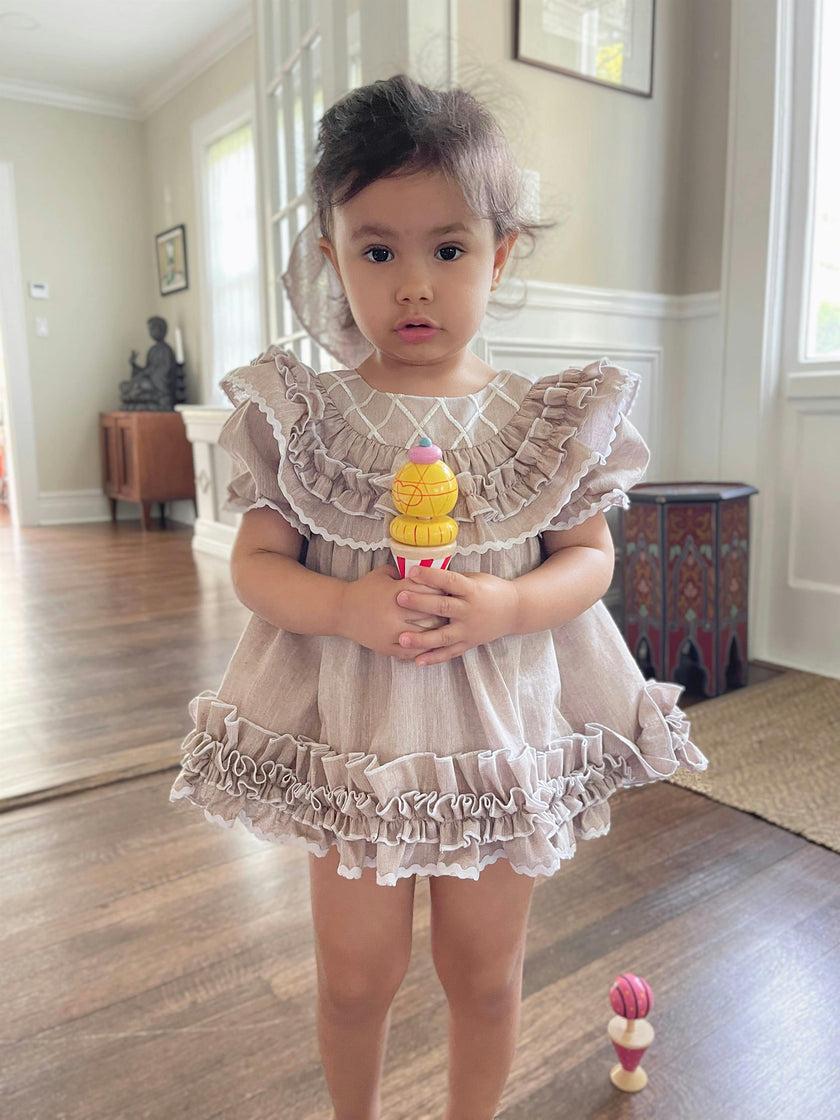 Ashlyn Linen Top and Shorts Set