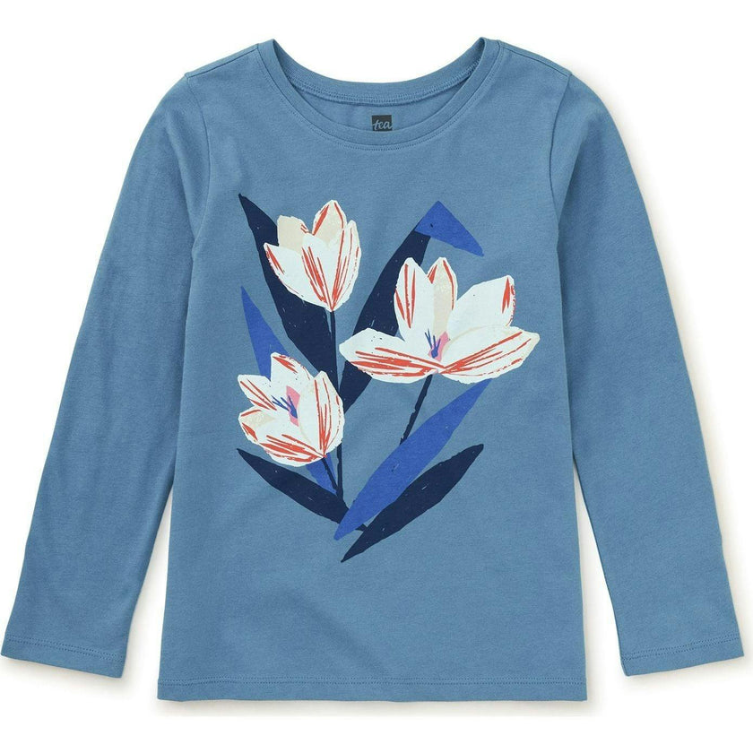 Semper Augustus Tulips Tee, Blue