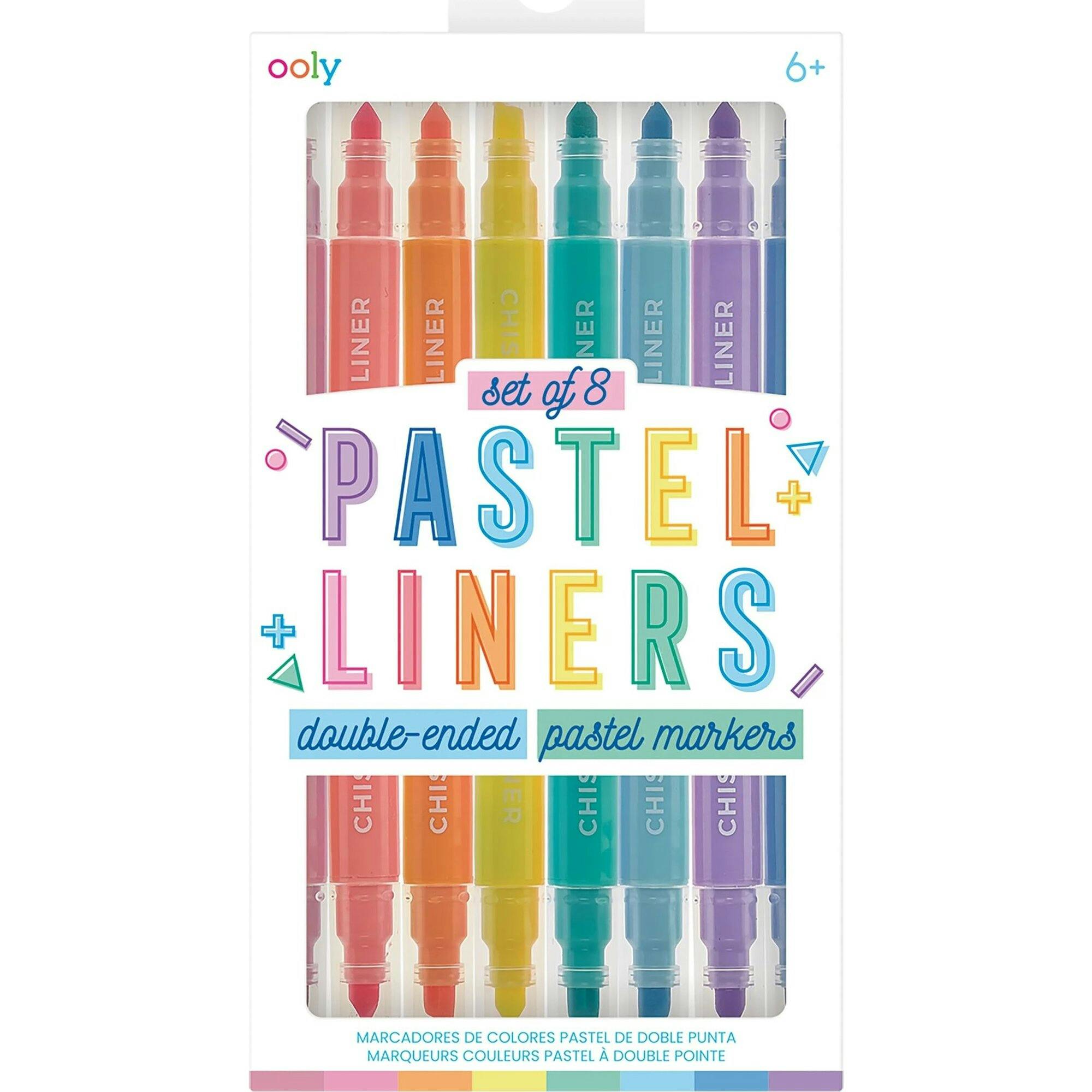 Pastel Liners Dual Tip Markers