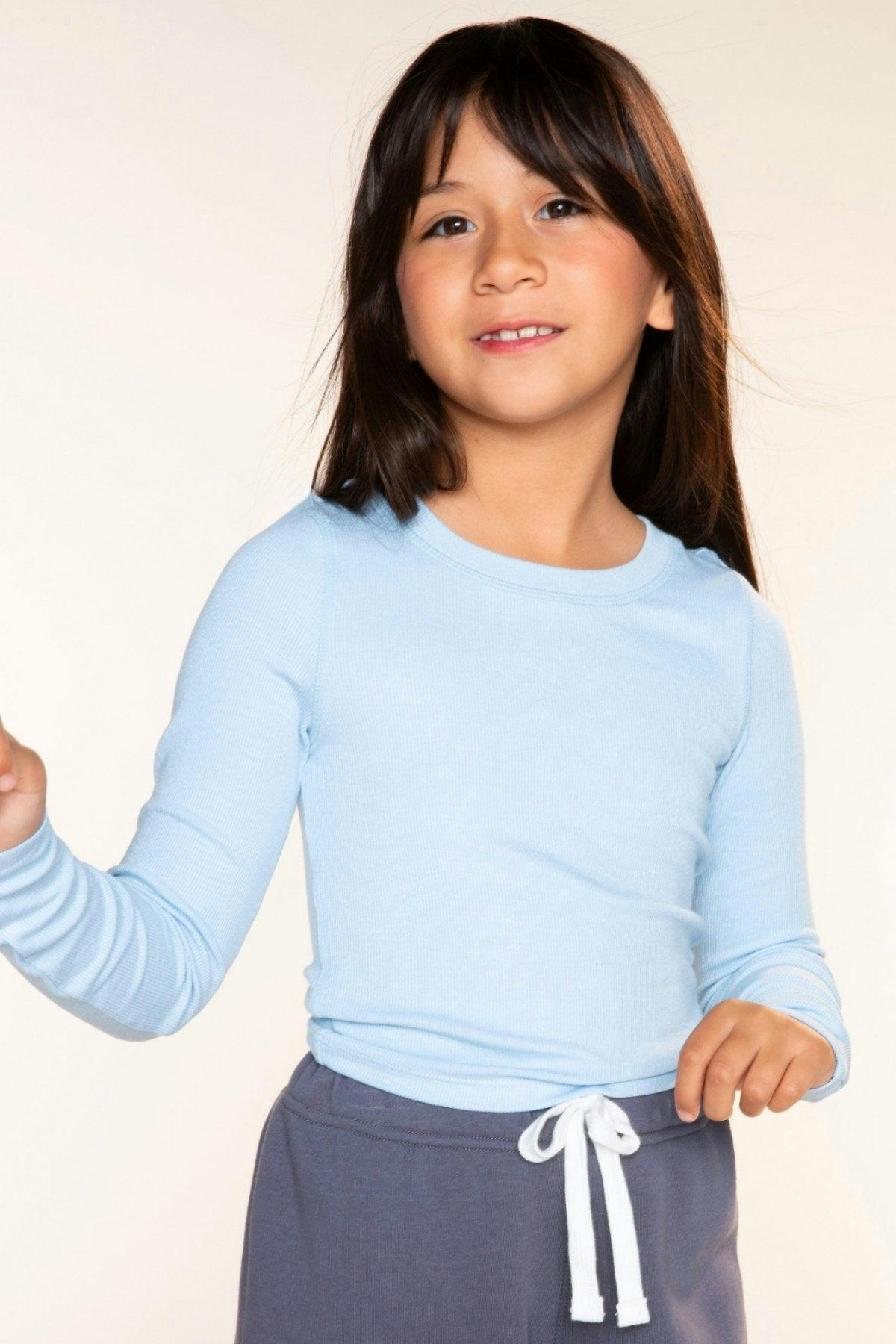 Ultra-Soft Ribbed Long Sleeve Fitted Tee