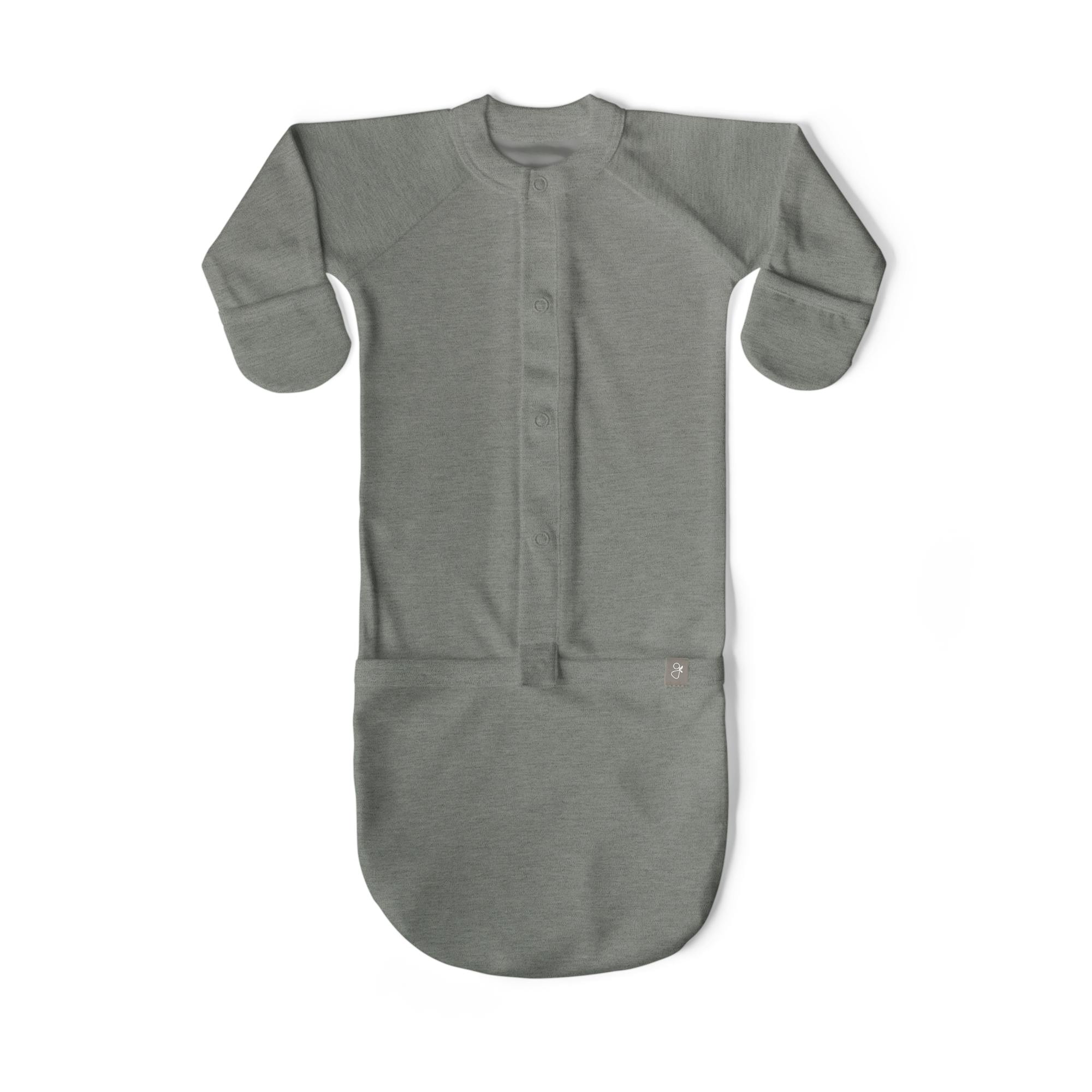 24 HOUR CONVERTIBLE GOWN | BOULDER — Bamboo Organic Cotton Blend, Preemie–6M