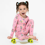 Skater Kitty Kids Bamboo Pajamas