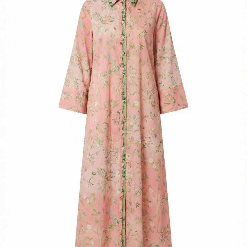 Birdie Dress, Peony Peacock x Larsen McDowell