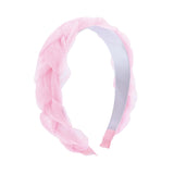 Multicolored Braided Tulle Headband