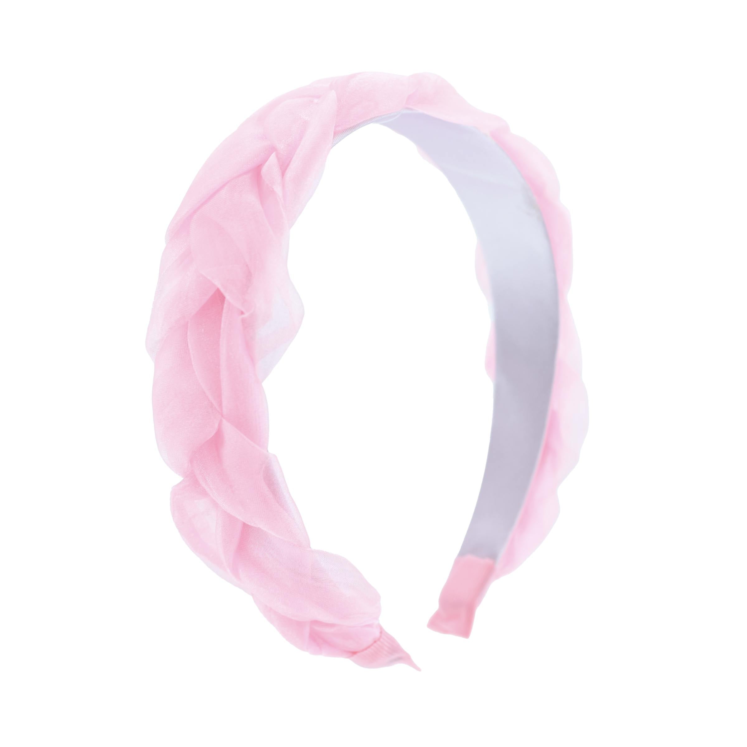 Multicolored Braided Tulle Headband