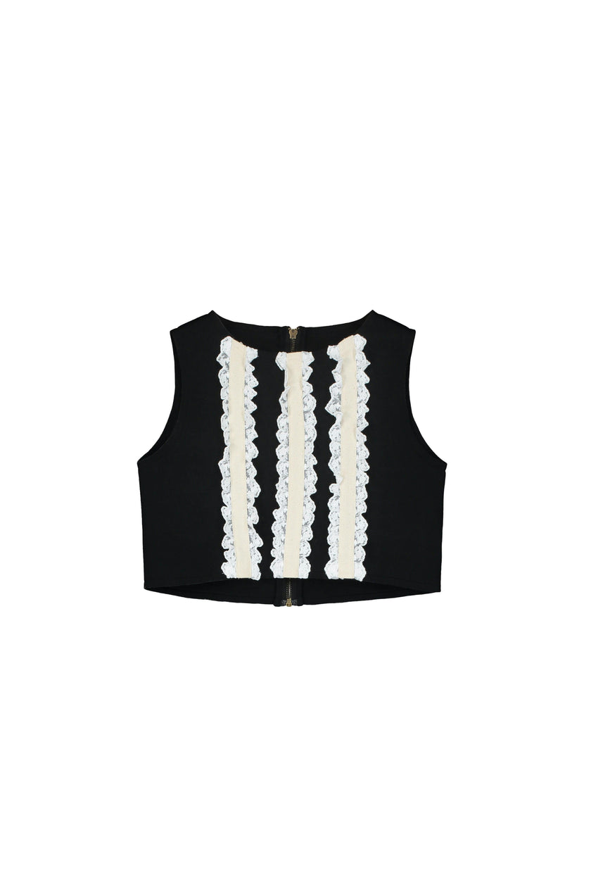Neoprene Lace Top