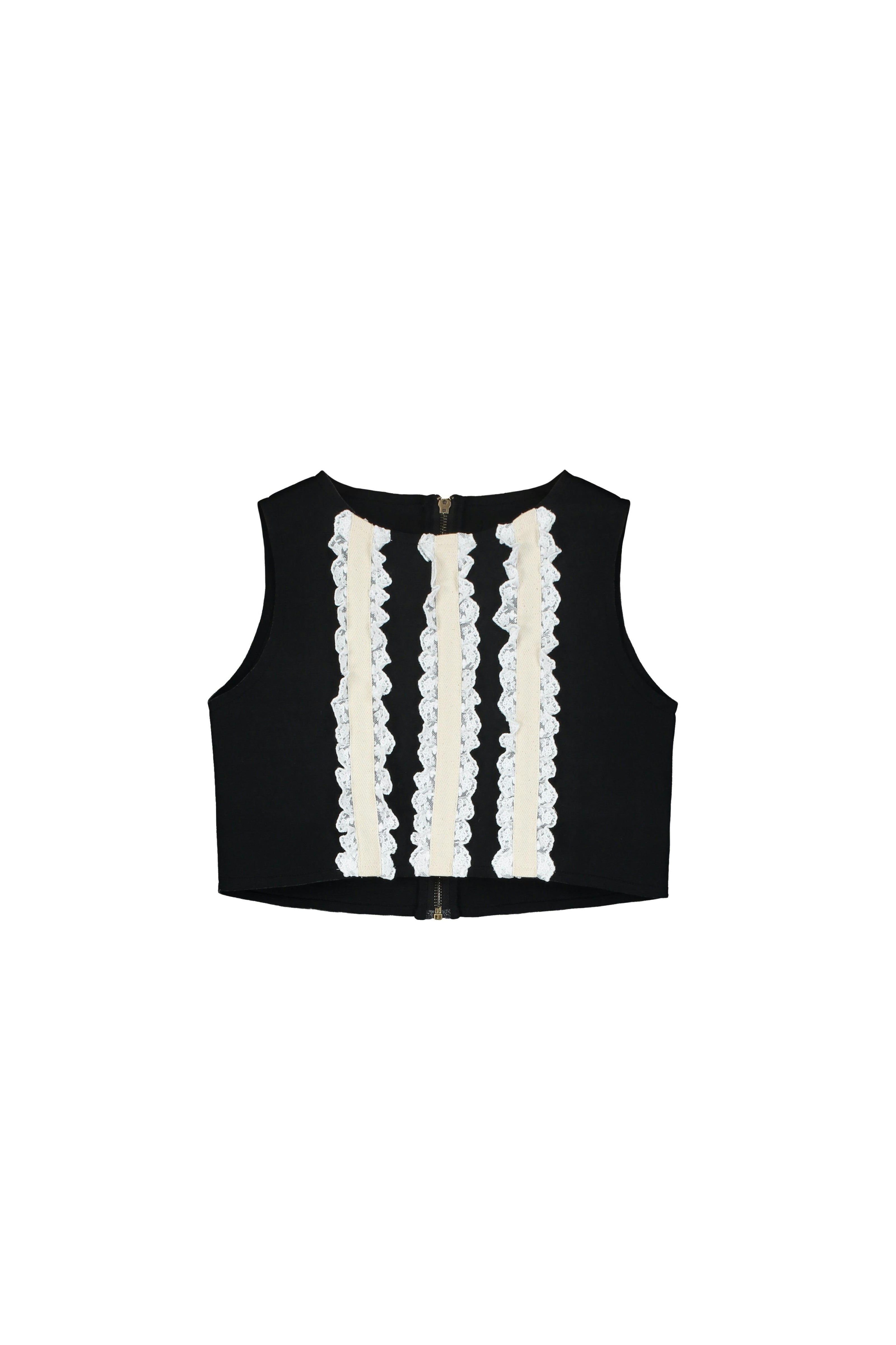Neoprene Lace Top