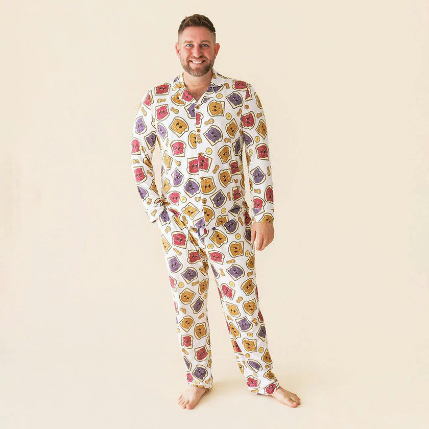 Peanut Butter Jelly Time Men's Luxe Pajama Pant Set