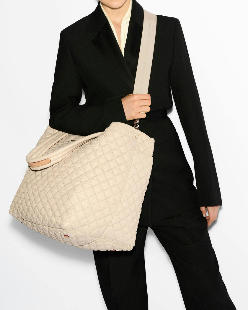 Sand Large Metro Tote Deluxe