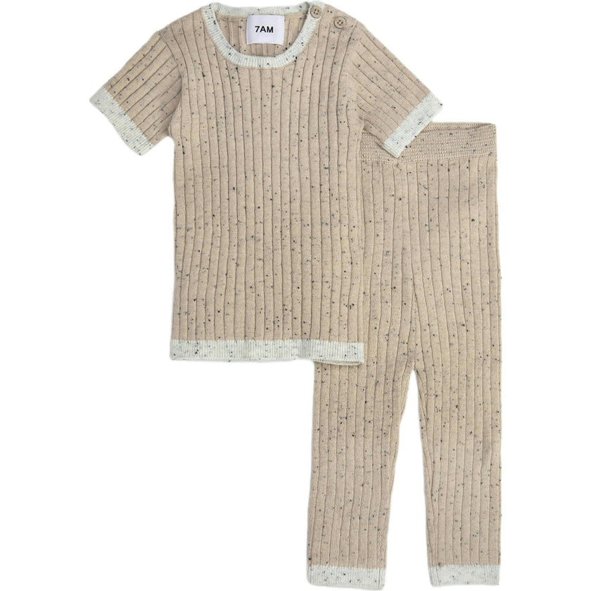 Ribbed Knit Retro Leggings