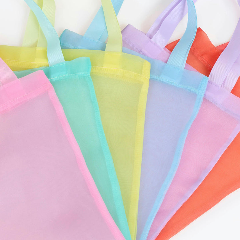 Rainbow Organza Party Bags