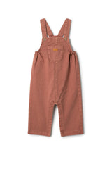 Denim Snap Front Pockets Overalls