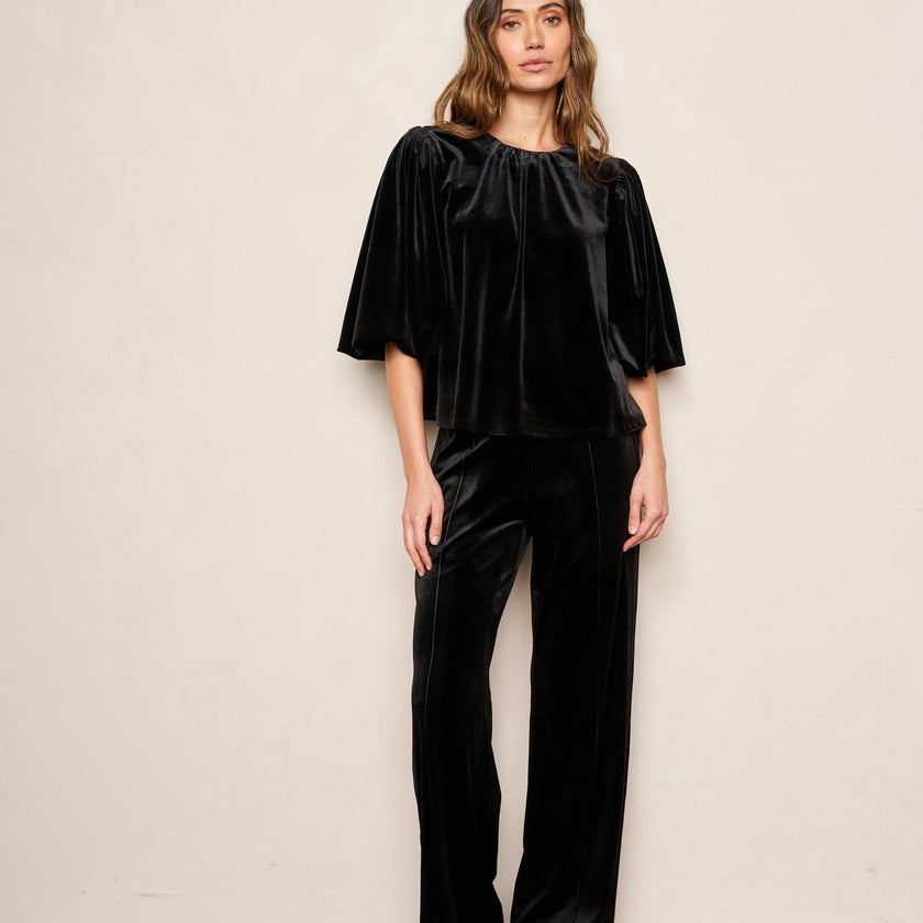 Women's Jin Velvet Wide Leg Pant