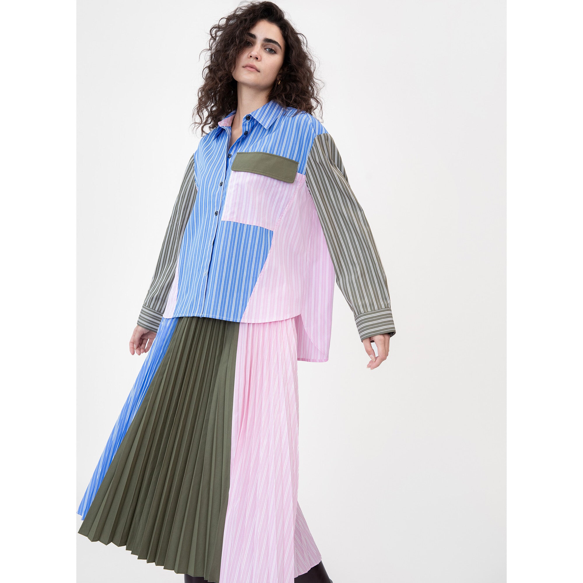 Women's Topher Stripe Top, Multi
