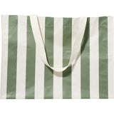 Sunnylife: Carryall Beach Bag - Vacay Olive Stripe