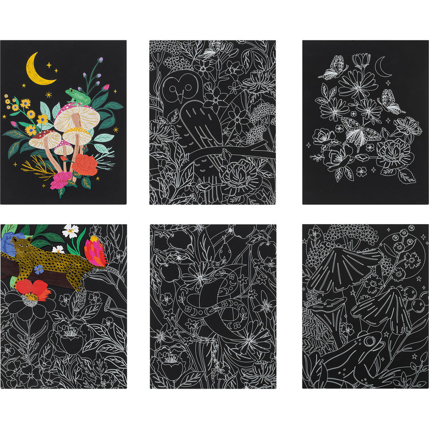 Scratch Art Kit: Mythical Animals