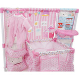 Pink Doll Furniture Set w/ 14" Baby Doll